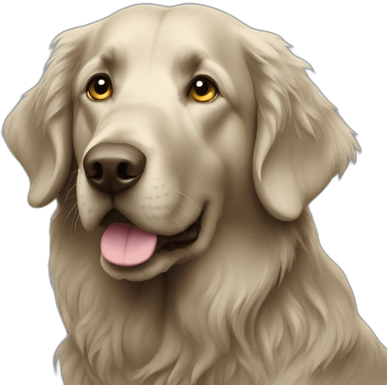 flat coated retriever emoji