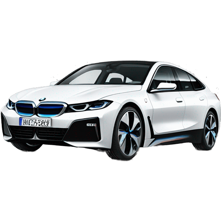 bmw i4 e35 2024 white emoji