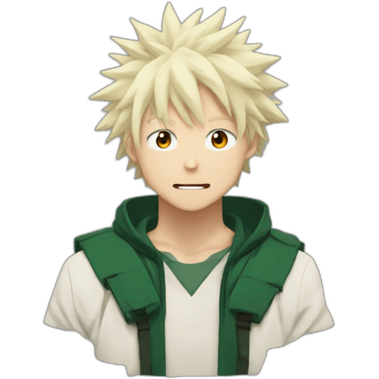 Bakugo my hero academia neutral emoji