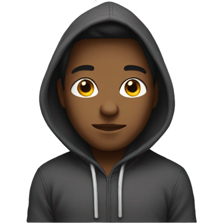 Me with a hoodie on emoji