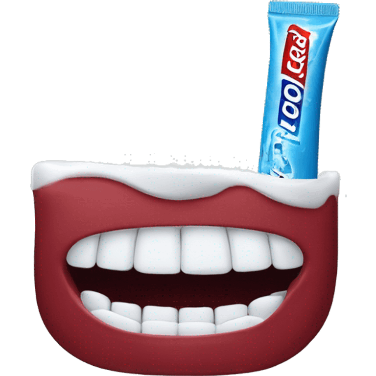 'COLGATE' named  toothpaste emoji