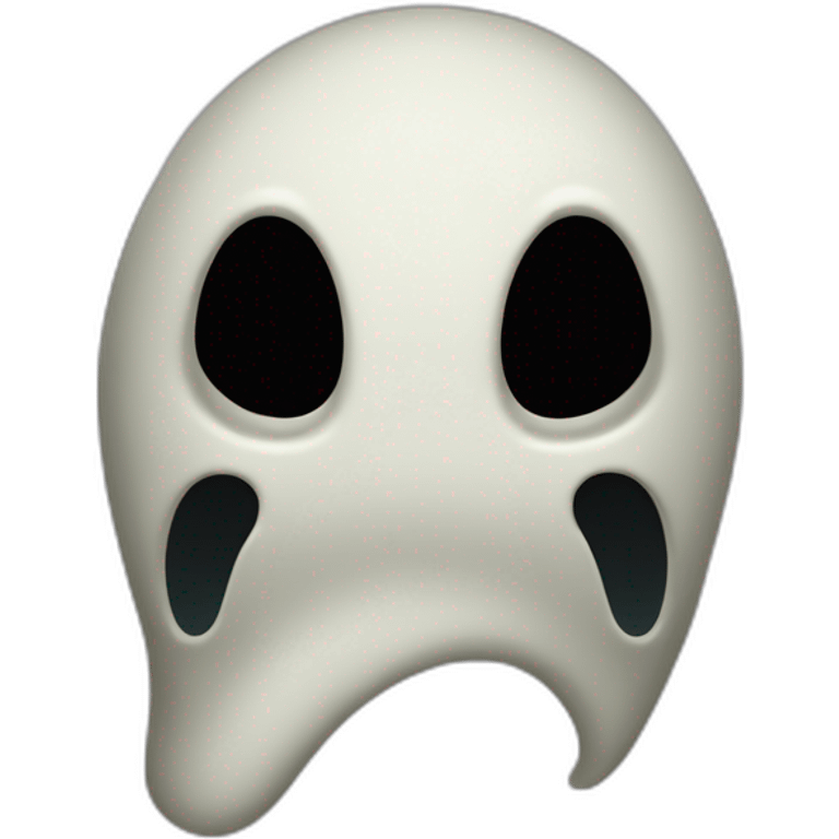 Scream ghost face emoji