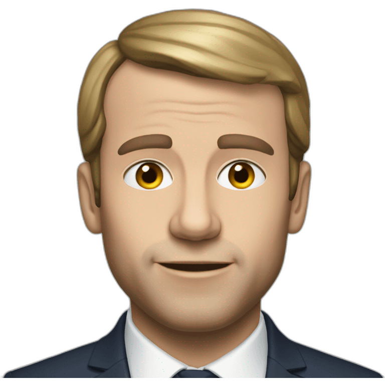 Macron giga chad emoji