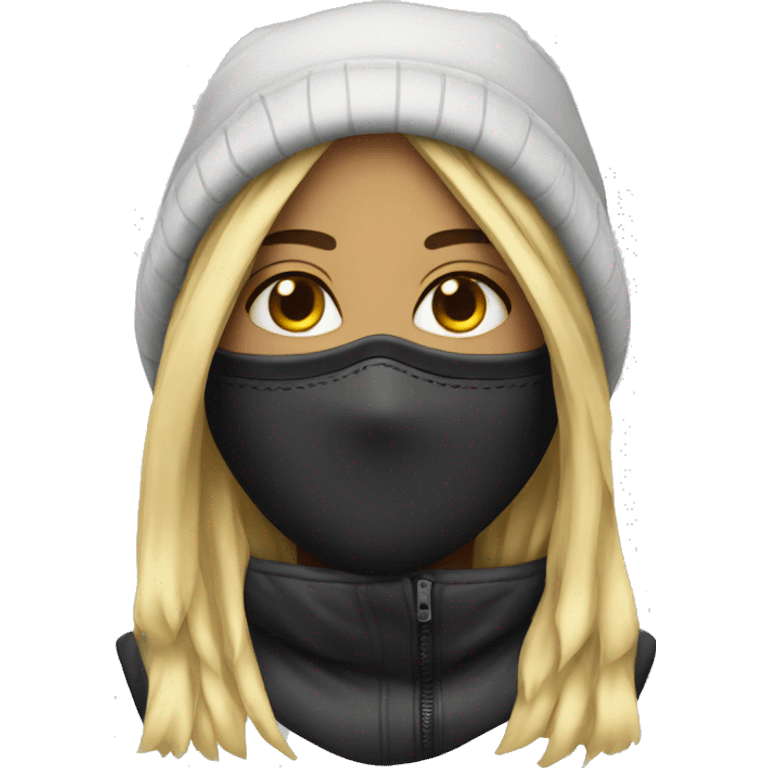 Ski mask girl emoji