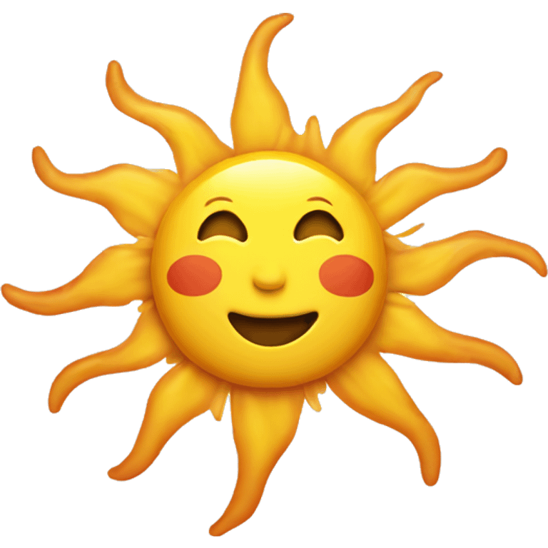 sun in winter emoji