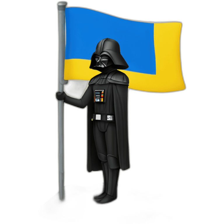 darth wader ukrainian flag emoji