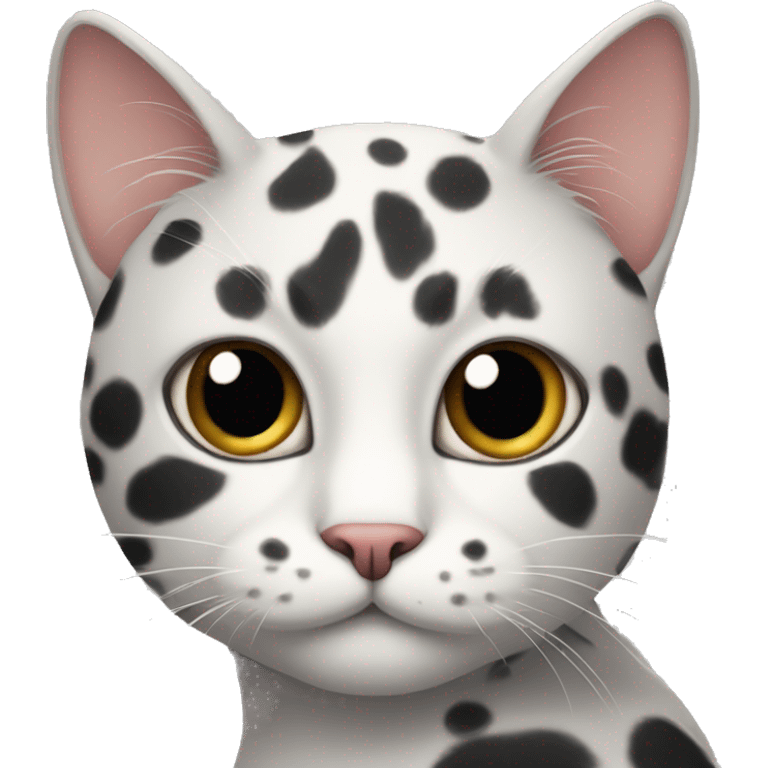 Cat with spots  emoji