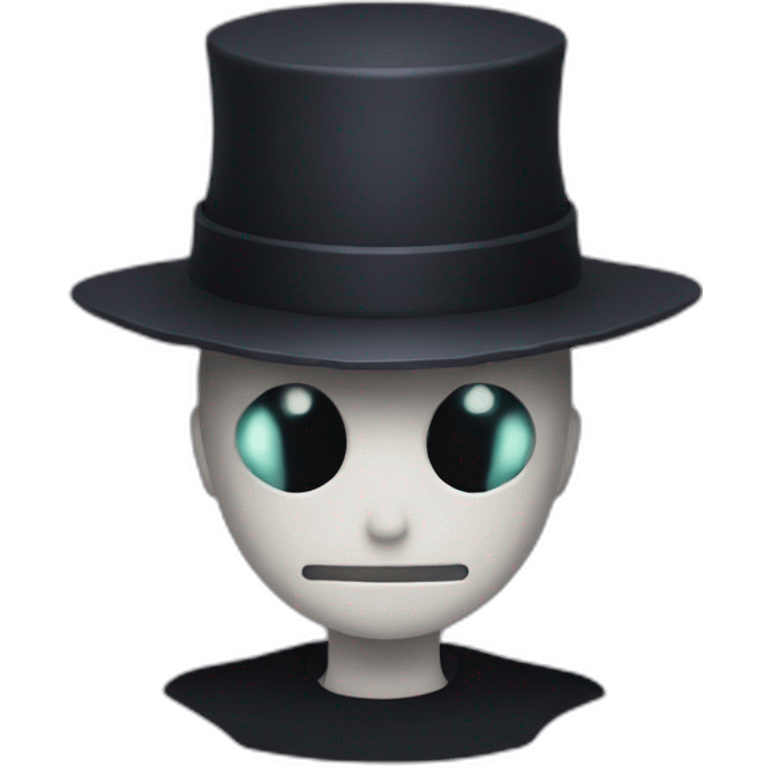 Enderman with a hat emoji