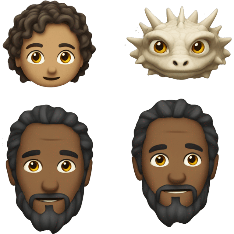 Targaryen 3 heads dragons symbol emoji