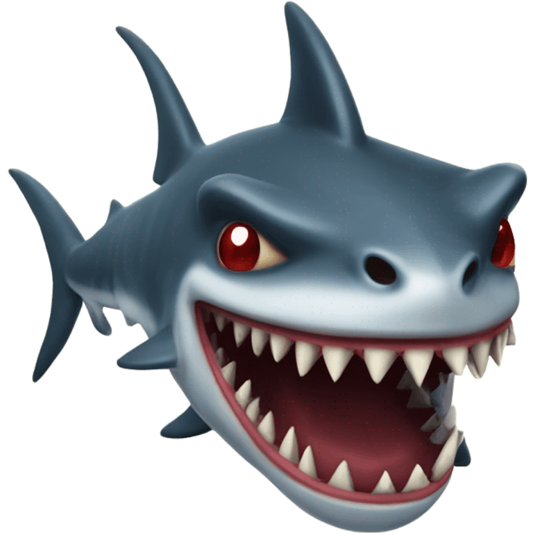 Krampus shark emoji