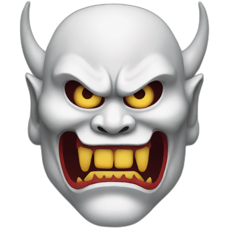 ghost japanese oni mask emoji