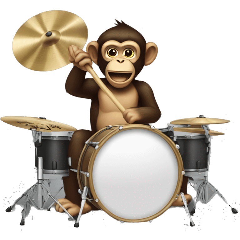 Cymbal-banging monkey emoji