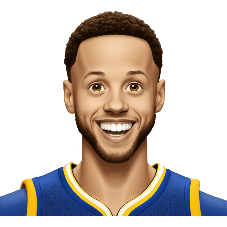 stephen curry smiling with grillz emoji