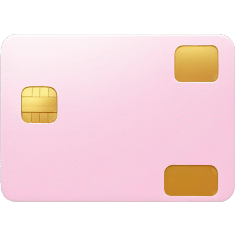 pastel pink credit card emoji