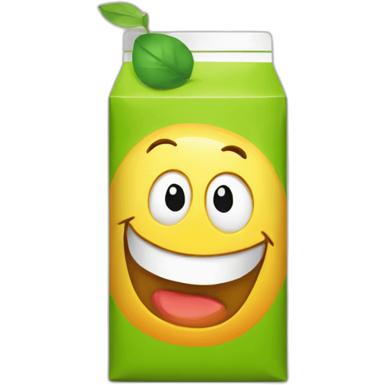 fruit juice carton emoji