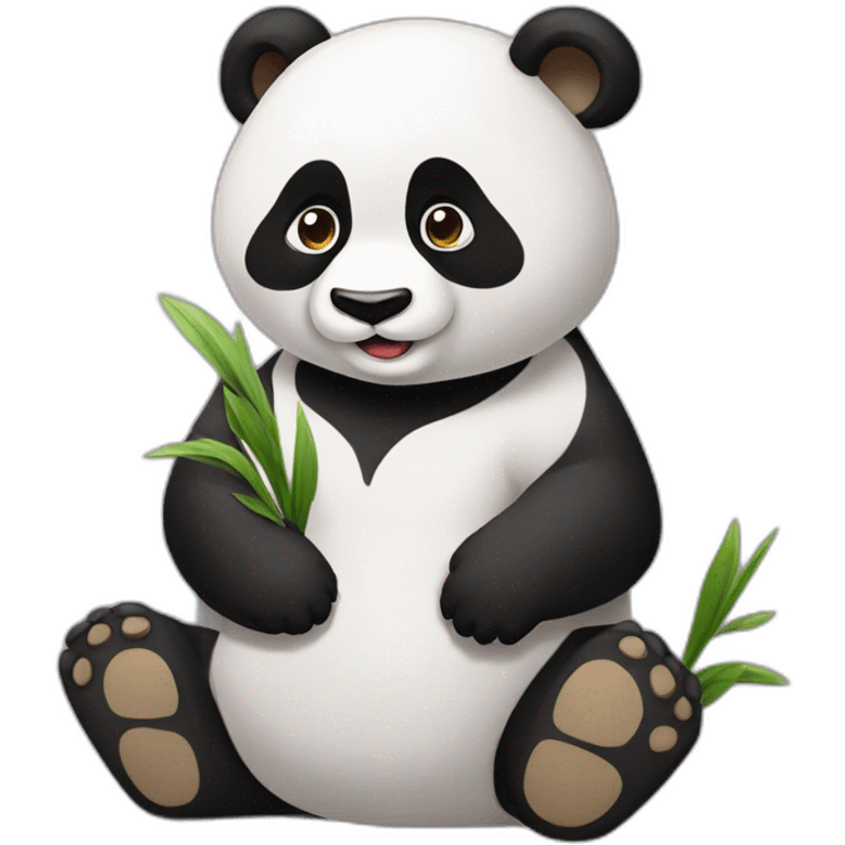 panda tien un groscoeur emoji