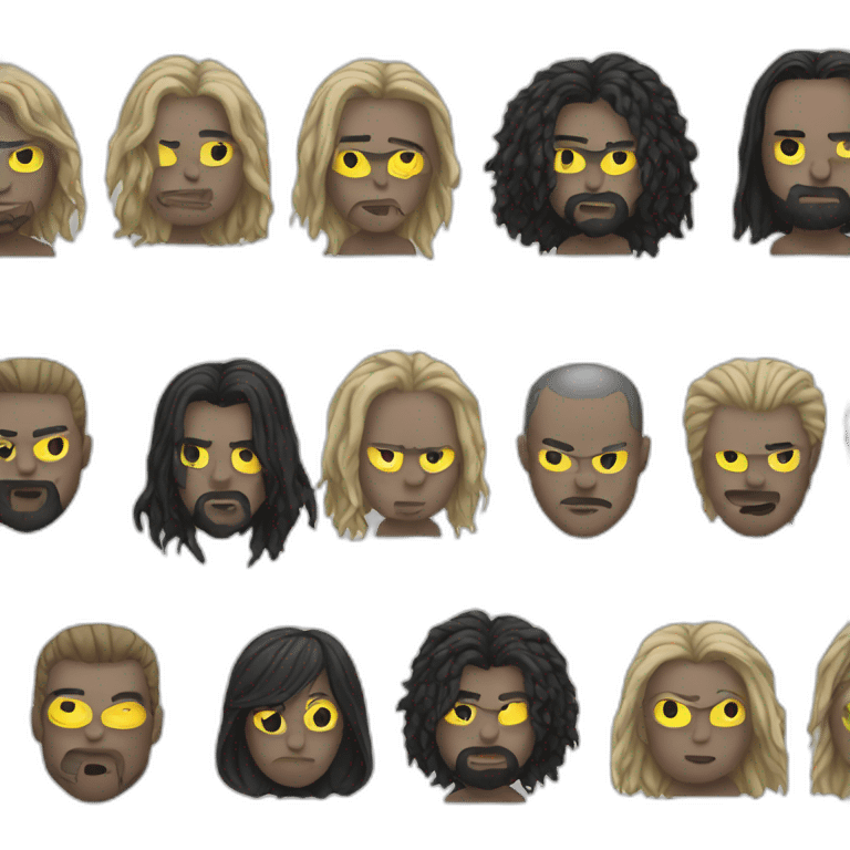 metal band emoji