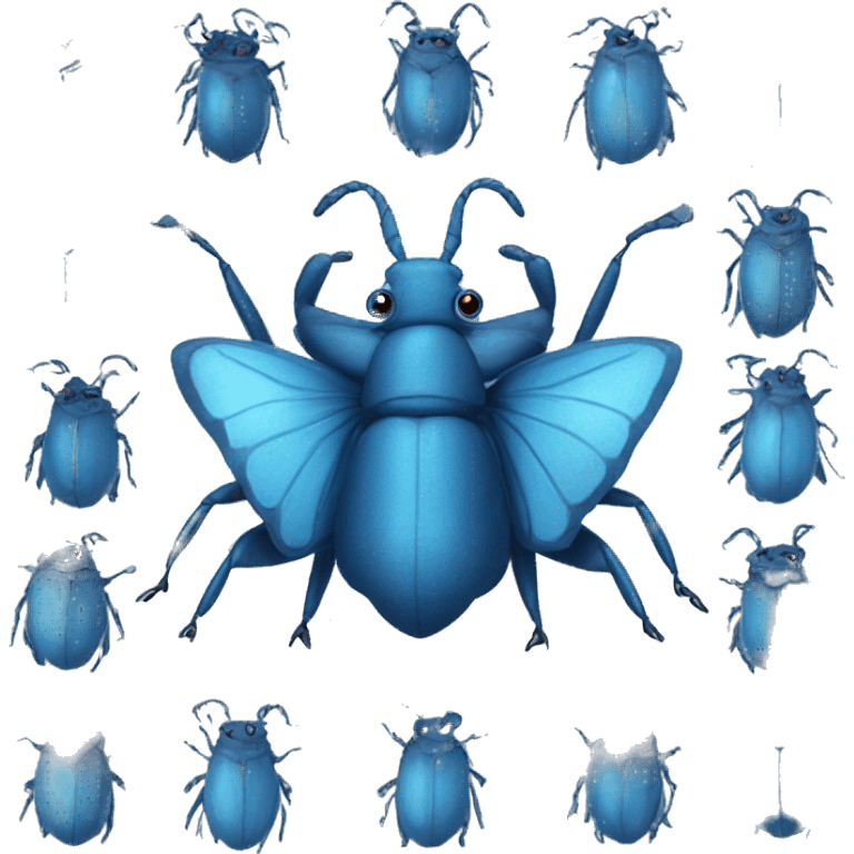 blue Bug it emoji