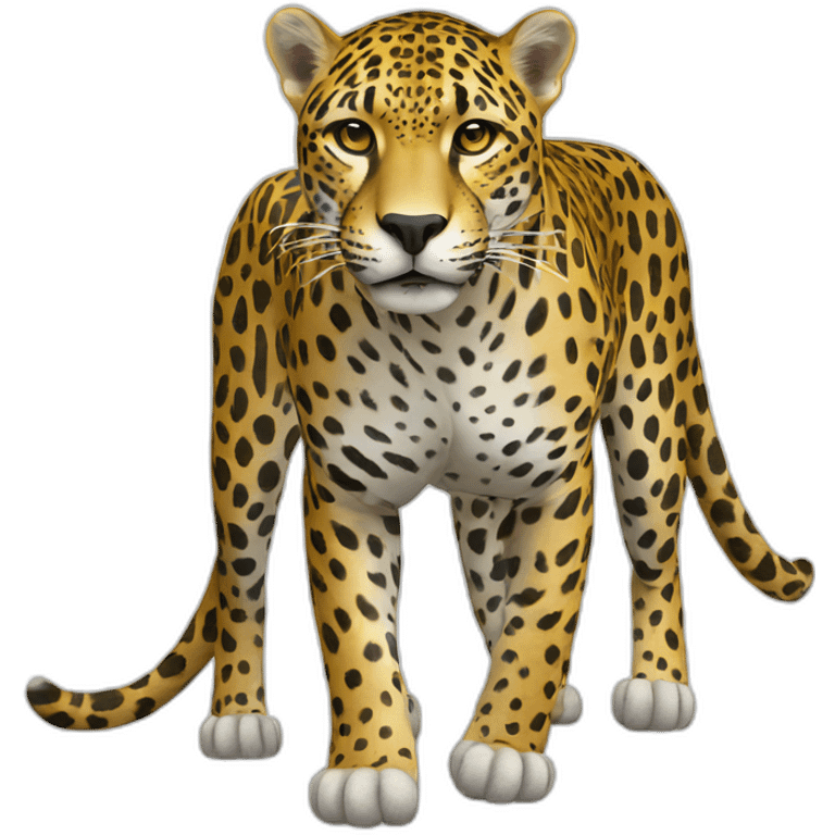 Jaguar full body emoji