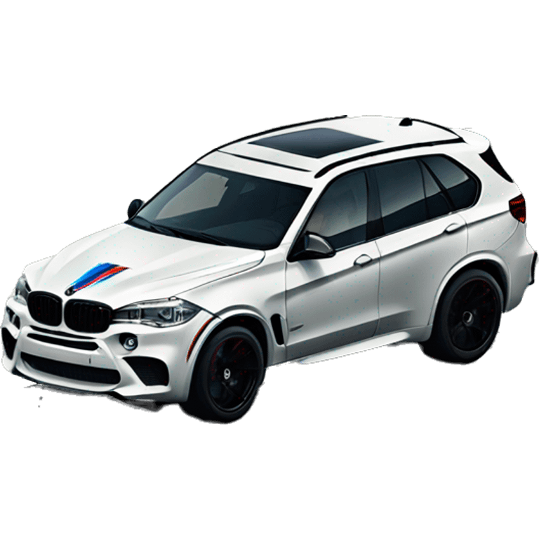 BMW x5m + racing emoji