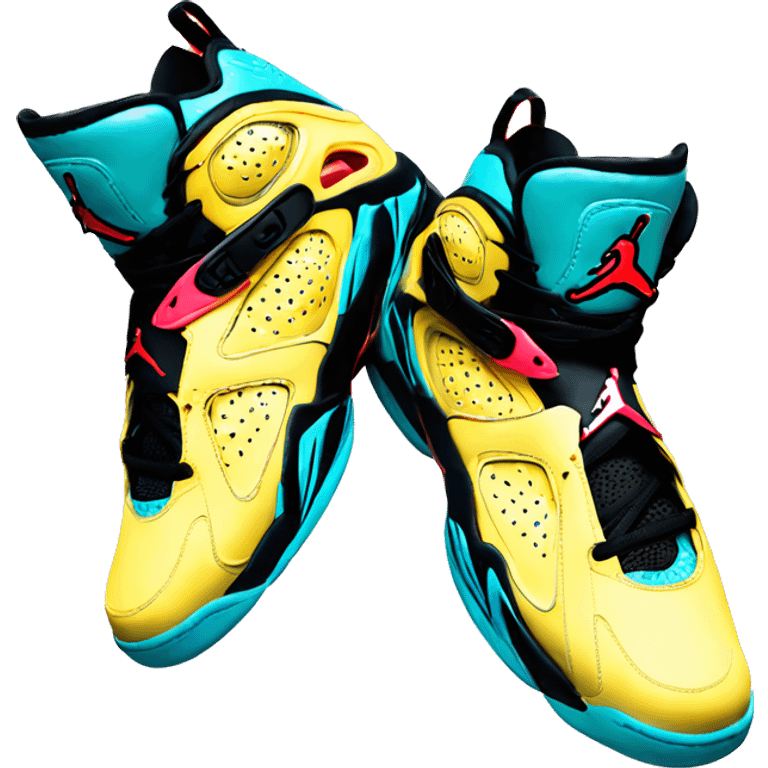 jordan 8 aqua emoji