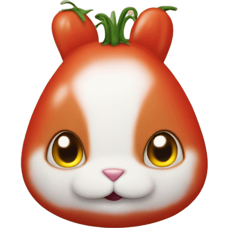 Tomato-shaped rabbit emoji