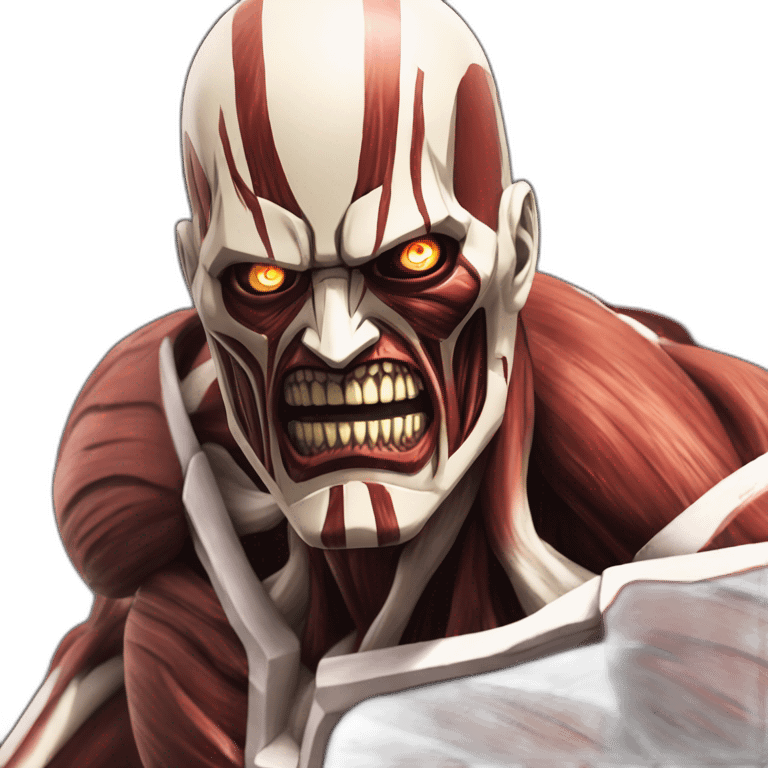 Attack on titan Colossal Titan emoji