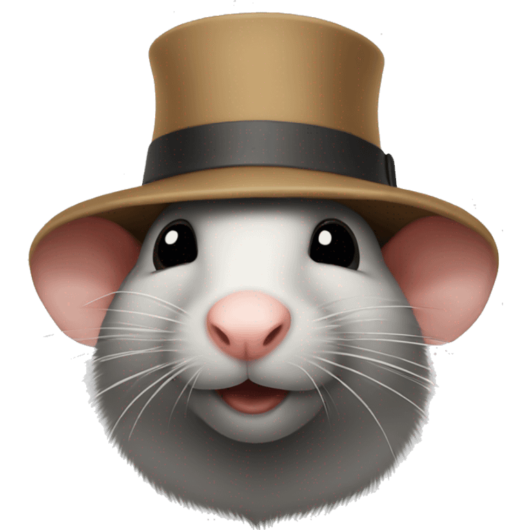 rAT with hat emoji