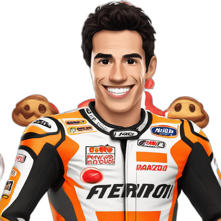 marc marquez qui boit du coca emoji