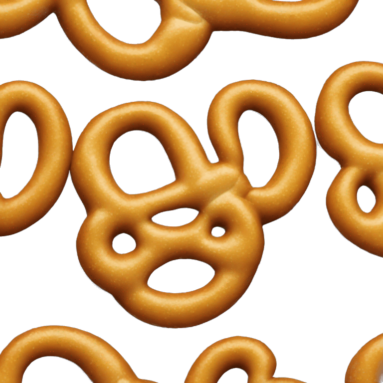 Mickey Mouse pretzel  emoji