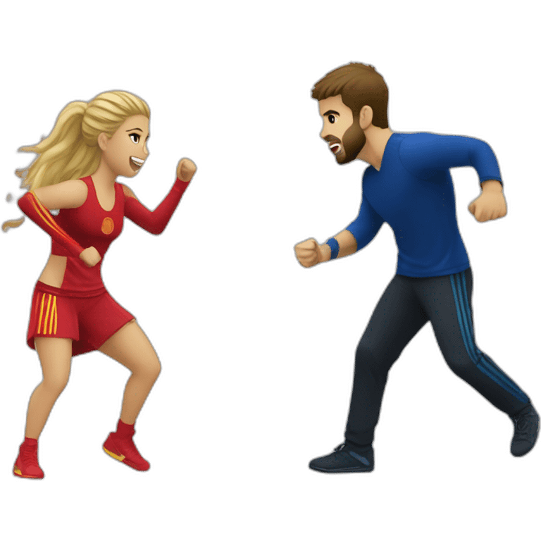 Shakira fight with piqué emoji