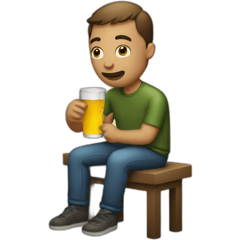 drinking person emoji