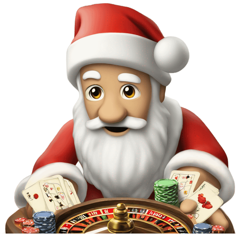 father christmas gambling poke emoji