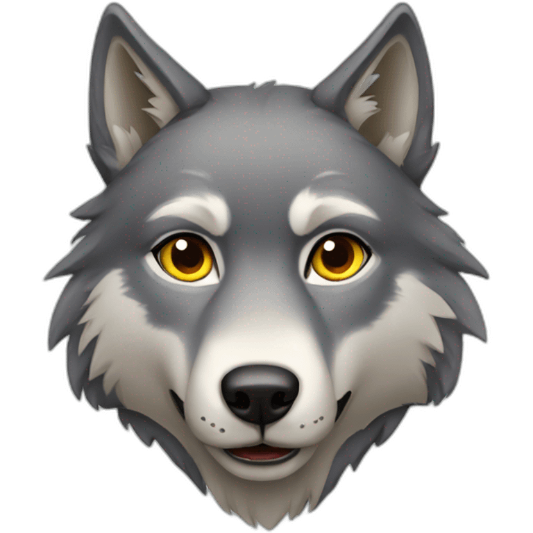 Female wolf  emoji