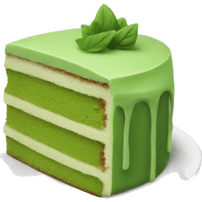 matcha cake emoji