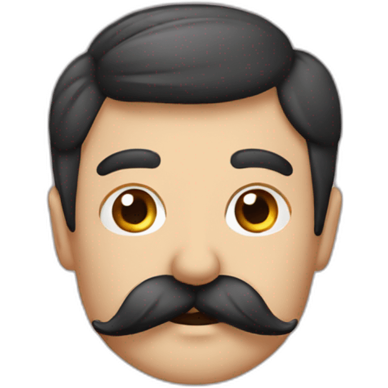 Moustache carré emoji