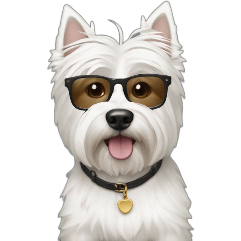 hombre-con-gafas-con-un-perro-westie emoji