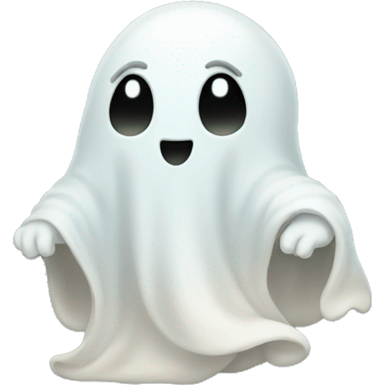 ghost saying good night emoji