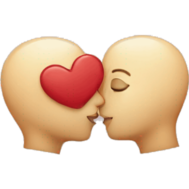 Kissing emoji