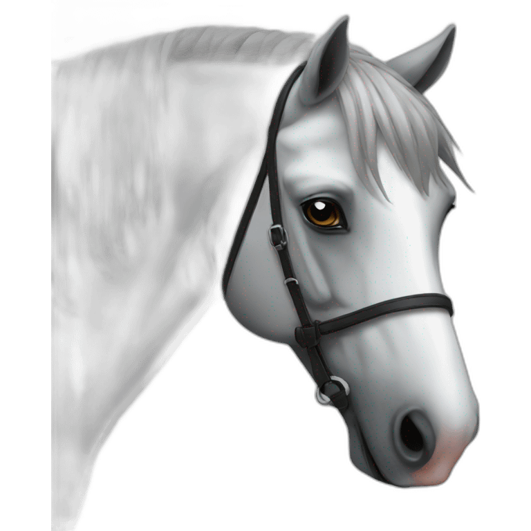 Percheron horse emoji