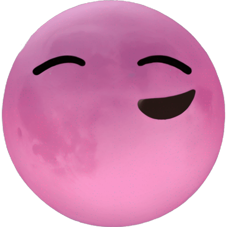 Pink moon  emoji