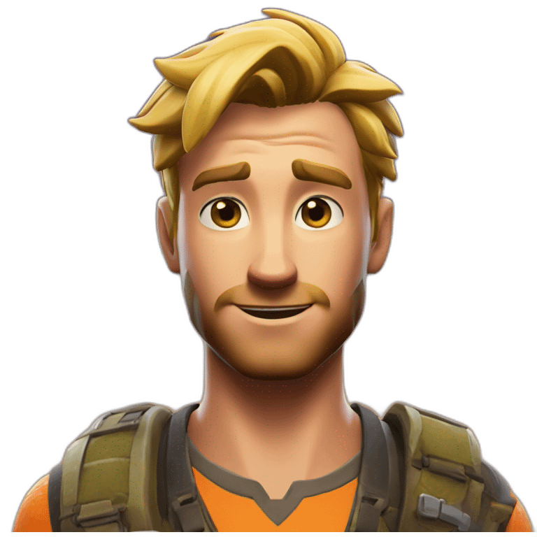 Jonesy from the game fortnite emoji