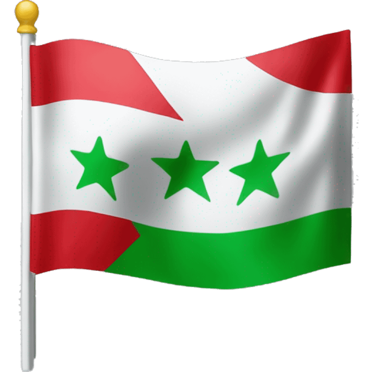 Flag of the Syrian Revolution 2024 emoji