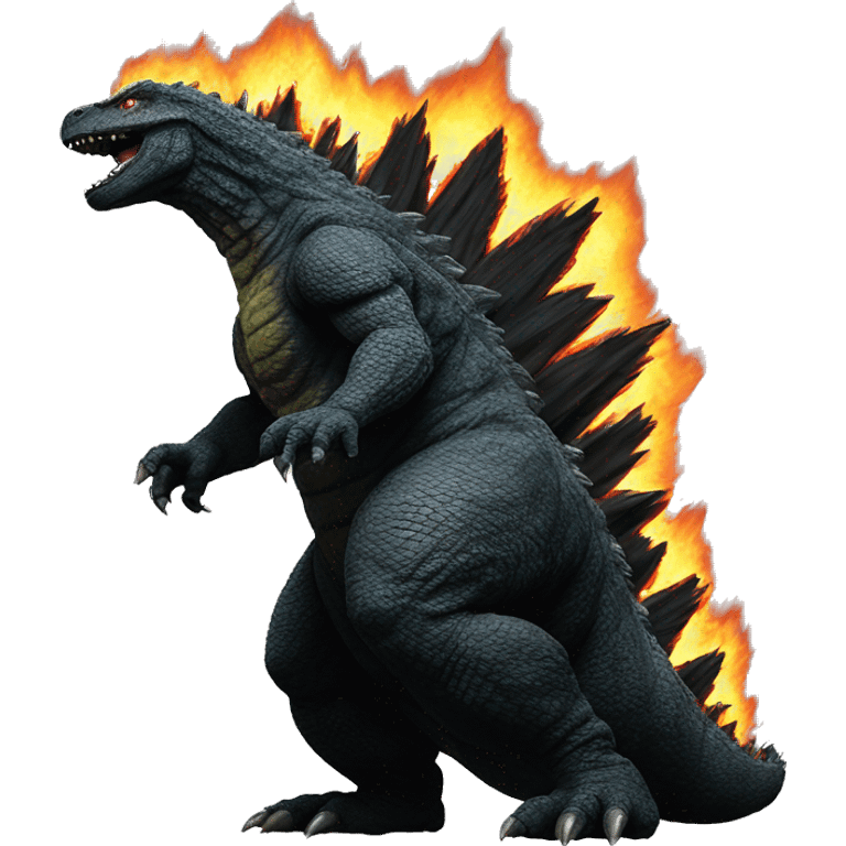 Godzilla fire emoji