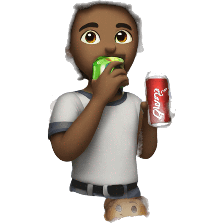 Me drinking anpepsi emoji