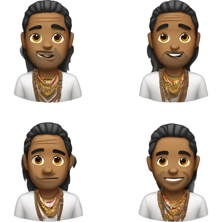 Maori con platos de DJ emoji