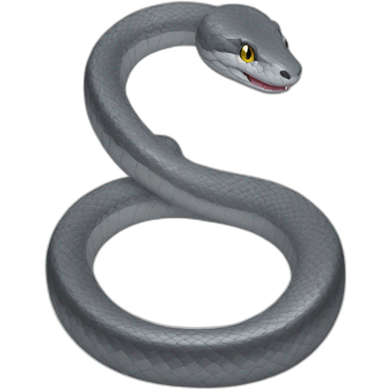 grey snake emoji