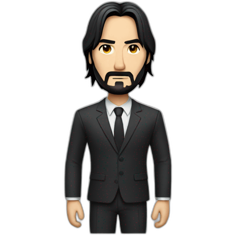 John wick as leader posture emoji