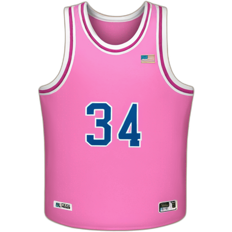 Maillot de basket rose emoji