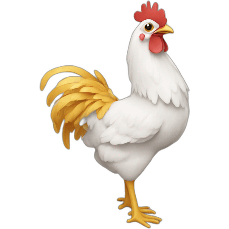 chiken with calendar emoji